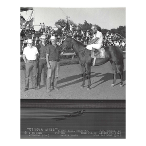1964 Ottawa Miss Horse Racing Winner's Circle Photograph