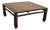 Antique Japanese Rosewood Zataku Low Table With Carved Legs, Meiji/Taisho Era For Sale