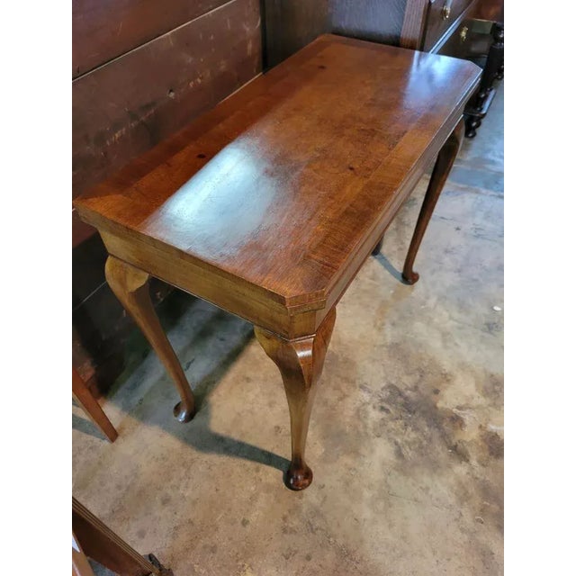 19th Century English Walnut Lift Top Game Table Chairish
