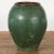 Mid 20th Century Large Thai 1950s Green Glazed Ceramic Planter with Brown Lip & Tapering Body For Sale - Image 5 of 13