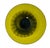 Vintage 1960s Large Italian Empoli Olive Green Glass Circus Tent Lidded Compote For Sale - Image 13 of 13