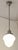 Art Deco Lamp Art Deco pendant lamp, circa 1925. Nickel-plated brass ceiling rose, brass tube and body. White cased glass...