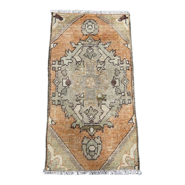 Turkish Yastik Rug 1'4" x 2'6" For Sale