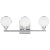 Modern Sean Lavin By Visual Comfort Studio Clybourn 3-Light Bath Vanity Sconce in Chrome For Sale - Image 3 of 3