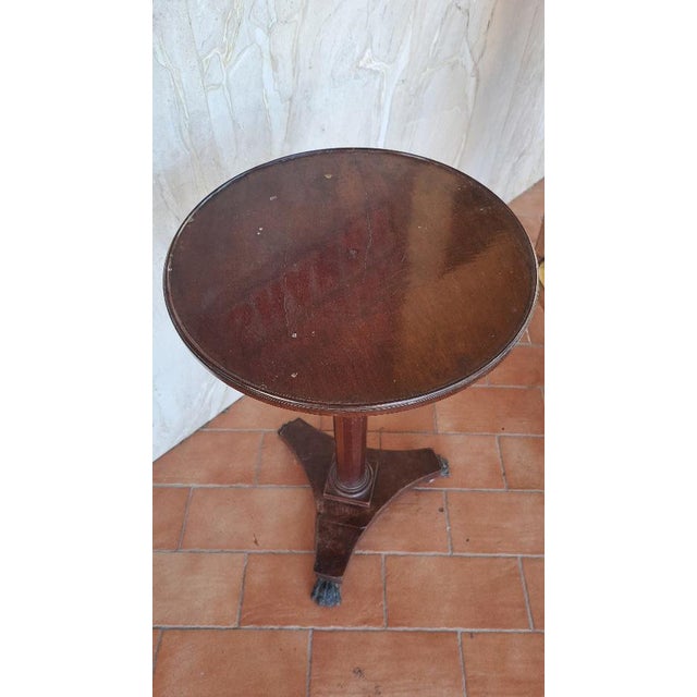 Traditional Empire Style Coffee Table in Mahogany For Sale - Image 3 of 8