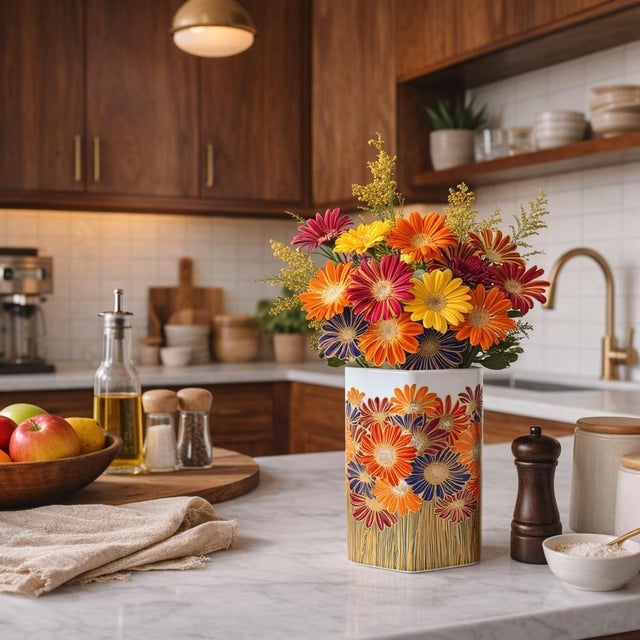 Ceramic Rosenthal Studio Line Floral Vase For Sale - Image 7 of 7