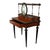 Wood French Louis XVI Aesthetic Burl, Ebonized & Ormolu Bonheur Du Jour C1880 For Sale - Image 7 of 8