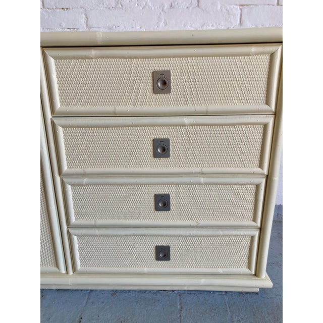 Vintage Rattan Sideboard, 1970s For Sale - Image 4 of 14