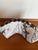 Contemporary Studio Pottery Hanukkah Menorah in White & Cobalt Glaze For Sale - Image 4 of 9
