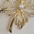 Vintage Napier 1980s Gold Maple Leaf Brooch Faux Pearl Rhinestone Statement Pin For Sale - Image 13 of 17