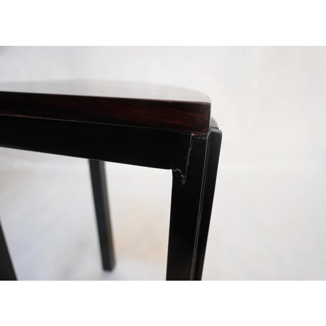 1930s Palisander Wood Art Deco Set of 5 Nesting Tables For Sale In Los Angeles - Image 6 of 18