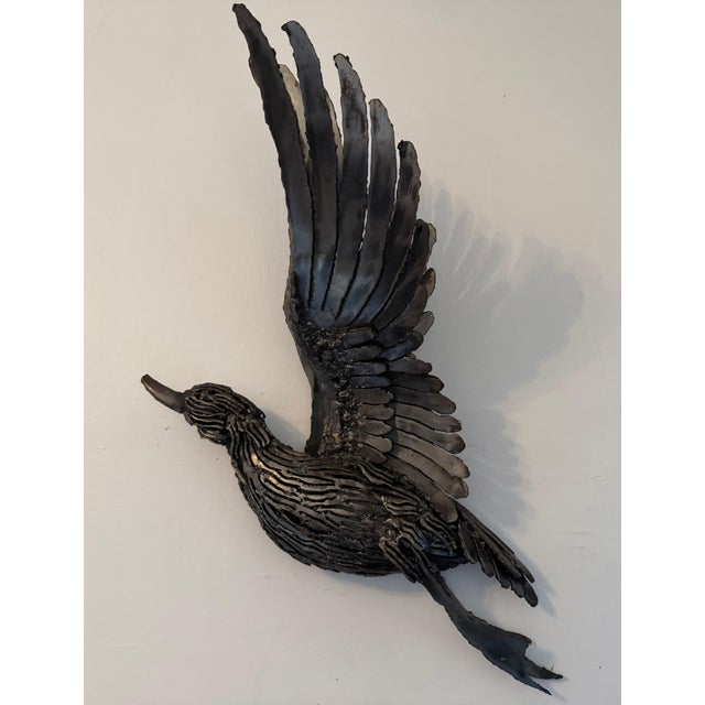 French Jacques Lerebourg 1979 Duck Sculpture For Sale - Image 10 of 16