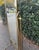 1970s Vintage Brass Beveled Cheval Mirror For Sale - Image 5 of 7