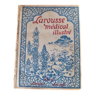 Antique 1920 Larousse Médical Illustré, French Medical Encyclopedia, Book, Antiquarian For Sale