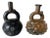 15th Century & Earlier Two Pre-Columbian Cupisnique Stirrup Ceramic Vessels Peru For Sale