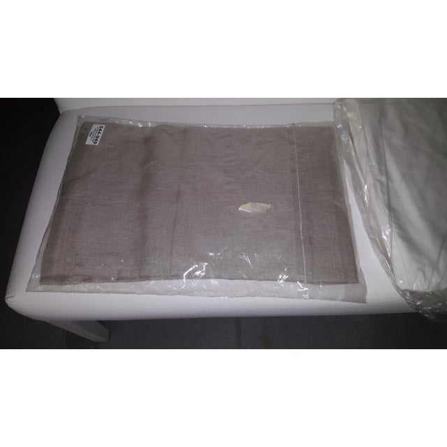 Crate Barrel Slipcovered Dining Bench With 2 Slipcovers Chairish