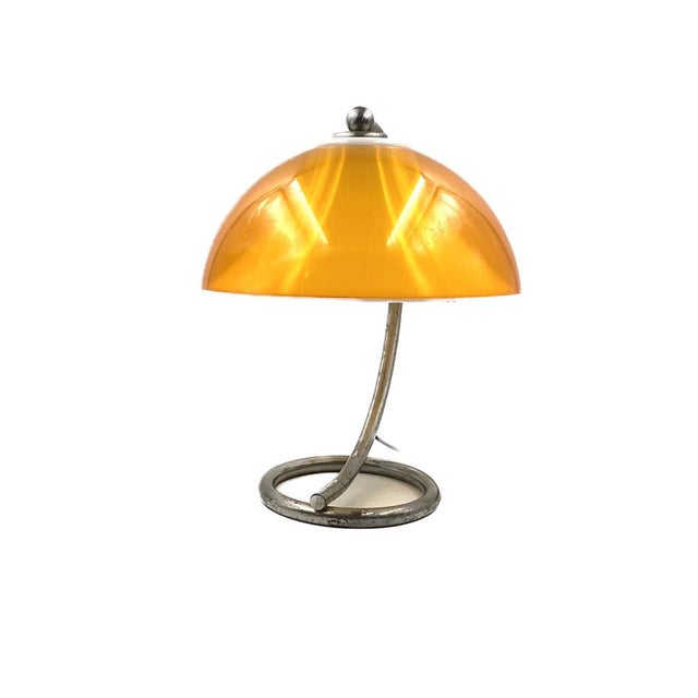 Space Age Yellow Table Lamp, France, 1960s For Sale - Image 17 of 18