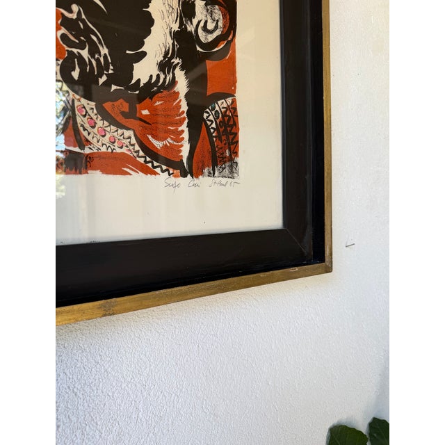 Suso Céri, Saint Paul, 1960s, Paper, Framed For Sale - Image 11 of 18