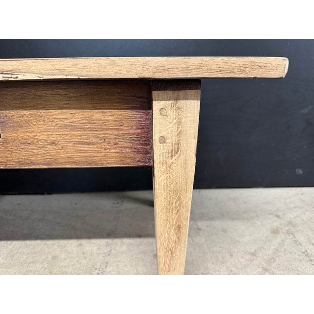 19th Century French Normandy Oak Coffee Table, 1860 For Sale - Image 5 of 10