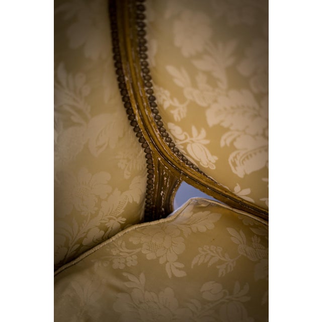 Brown Wingback Armchairs, 18th Century, Set of 2 For Sale - Image 8 of 9