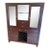 Broyhill Northern Lights Dark Walnut Lighted China Hutch For Sale