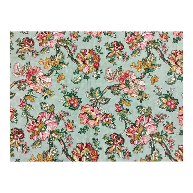 Stanley King Studio Vat Dye Screen Print Upholstery Fabric For Sale