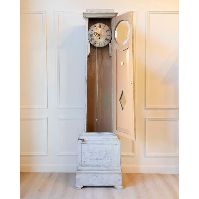 Swedish Gustavian Neoclassical Longcase Clock, Circa 1800 For Sale In Atlanta - Image 6 of 11