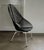 Beautiful, blackened rattan lounge chair. designed by r. Broekhuizen for rohé noordwolde, the netherlands, 1960s. eye-...