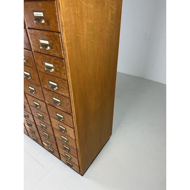 1960s Large Vintage Pharmacy Chest of Drawers, 1960s For Sale - Image 5 of 14