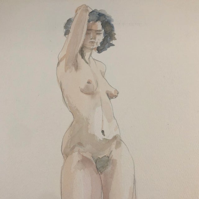 Original painting on paper Unsigned Study 9 x 12 Unframed