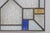 Art Deco Leaded Glass Panel with Geometric Cross Motif, Belgium, 1920 For Sale - Image 10 of 12