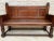 Large Early 20th Century French Bench in Oak with Long Seat, 1940s For Sale - Image 6 of 13