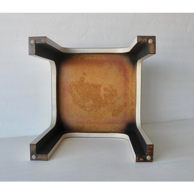 Modern Off- White End Table For Sale - Image 15 of 15