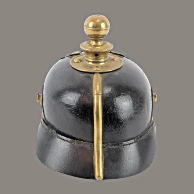 German Prussian M1895 Artillery Pickelhaube Kugelhelm Helmet For Sale - Image 4 of 7