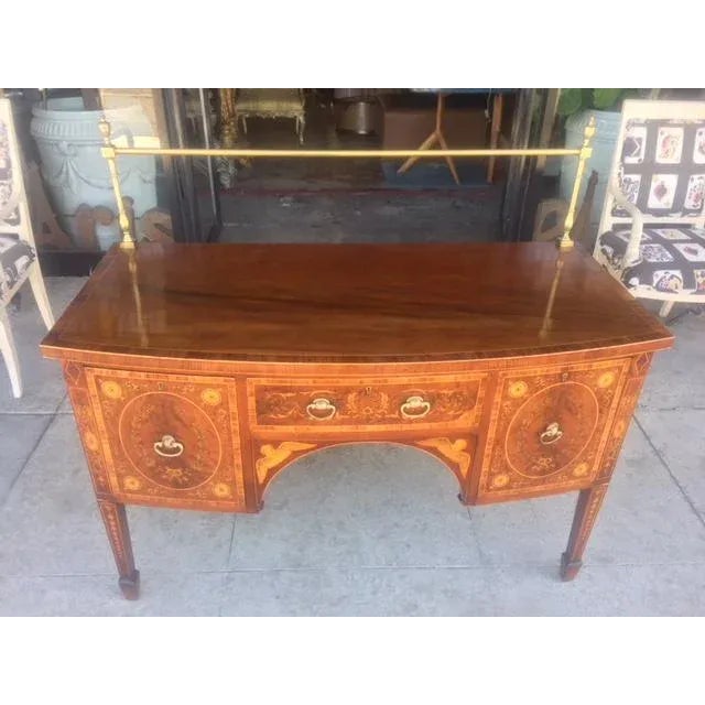 19th C. Inlaid English Sideboard For Sale - Image 13 of 13
