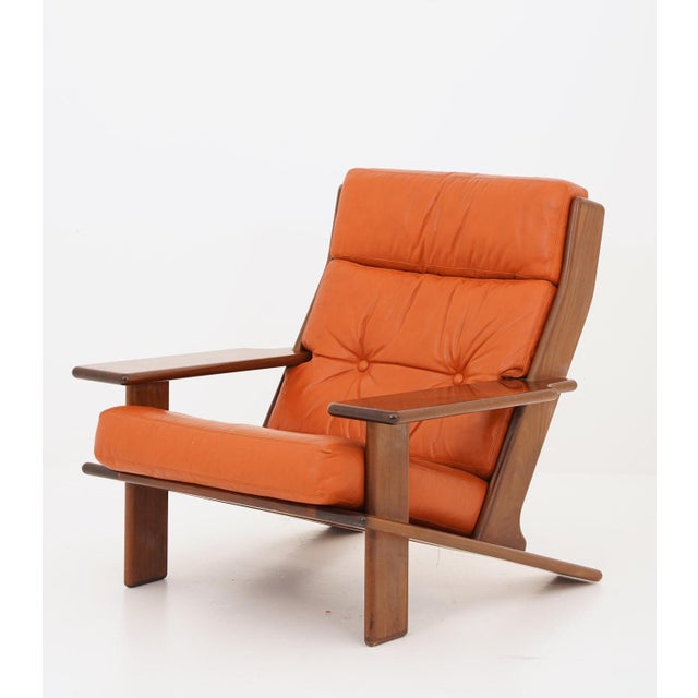 Scandinavian Pele Lounge Chair attributed to Esko Pajamies, 1970s For Sale - Image 3 of 15
