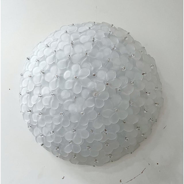 Fabio Ltd 21st Century Murano Millefiori Flush Mount by Fabio LTD For Sale - Image 4 of 7