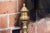 Early 20th Century Pair of 19th Century Brass Finial Top Andirons For Sale - Image 5 of 7