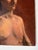 Red 1970s Vintage Figurative Male Portrait Oil on Canvas Painting – Signed For Sale - Image 8 of 12
