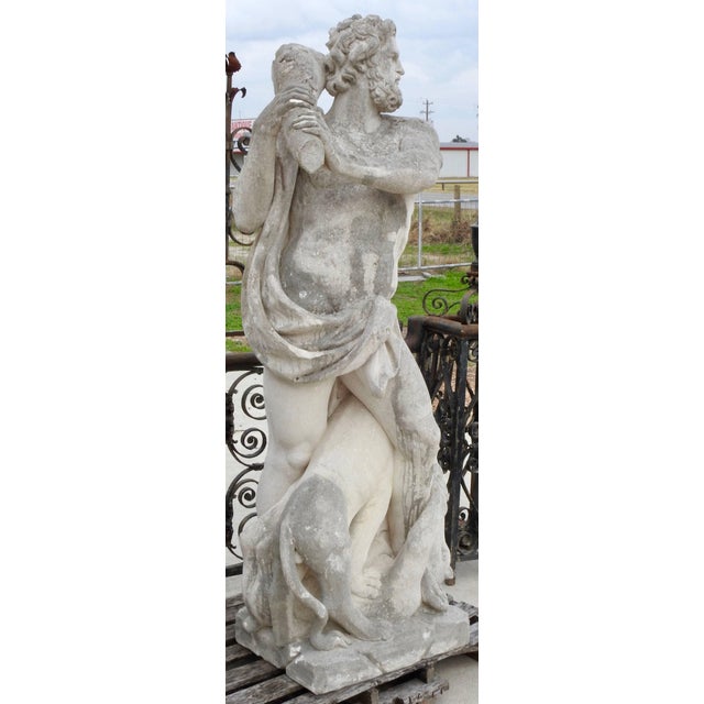 The statue will stop anyone in their tracks. Hand-carved of Limestone, the detail in this piece is show stopping. Starting...