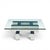 Paul Evans Cityscape Mid Century Chrome and Stainless Steel Coffee Table This coffee table measures: 42 wide x 42 deep x...