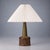 1960s 1960s Mid-Century Modern Pm Keramik, Tall Table Lamp, Green and Brown Carved Ceramic For Sale - Image 5 of 11