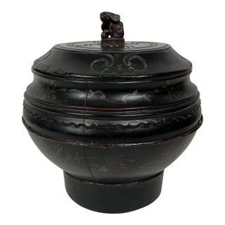 Qing Dynasty Wooden Food Storage Container For Sale