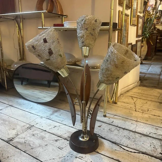 1980s Gaetano Pesce Style Modern Metal, Resin and Plastic Italian Table Lamp For Sale - Image 12 of 12