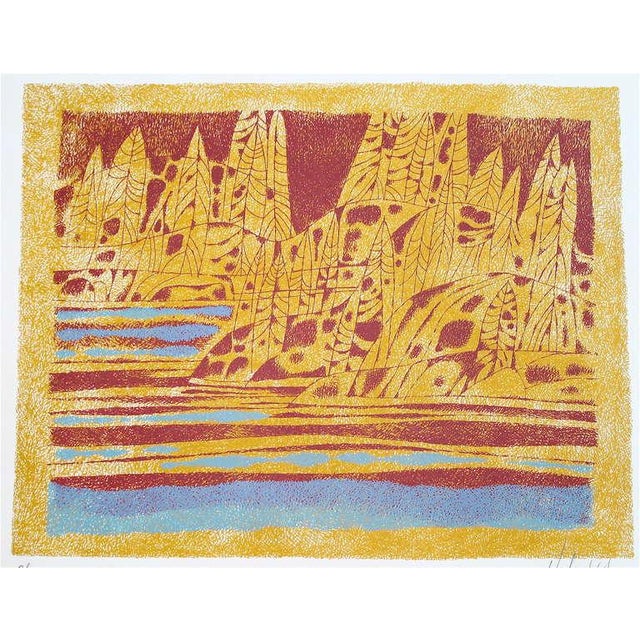 Yargo De Lucca, Inuit-Inspired Silkscreen Print, "Canada Suite Series", Ed. 6/23, 1976-1977 For Sale
