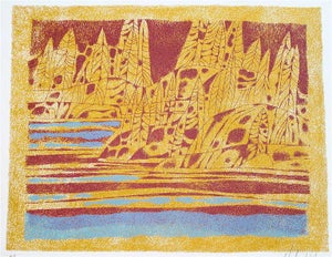 Yargo De Lucca, Inuit-Inspired Silkscreen Print, "Canada Suite Series", Ed. 6/23, 1976-1977