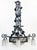 French Art Deco Wrought Iron, Glass Chandelier, Muller Freres Attributed, c1930 Offered for sale is a large French Art...