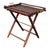 Ralph Lauren Ralph Lauren British Colonial Style Faux Bamboo & Brass Tray Table / Bar For Sale - Image 4 of 5