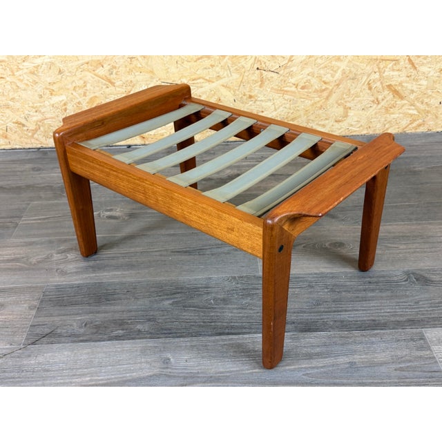 Teak Ottoman by Arne Wahl Iversen for Komfort, Denmark, 1920s For Sale - Image 13 of 16