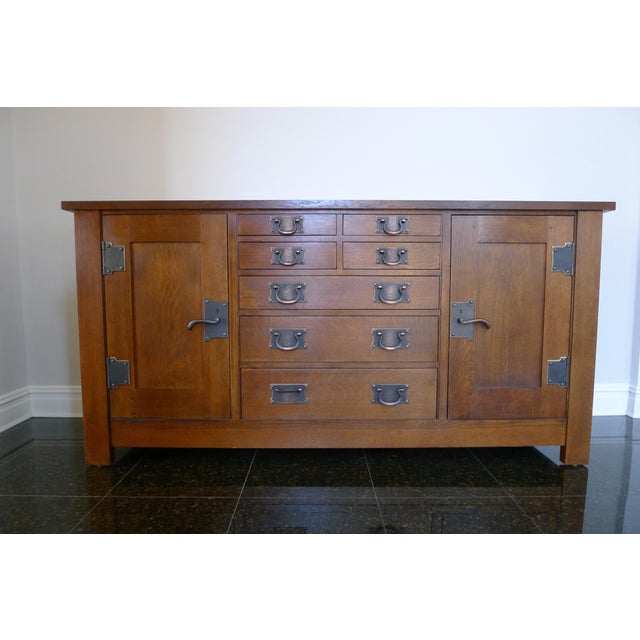 Stickley Mission Syracuse Oak Sideboard Chairish